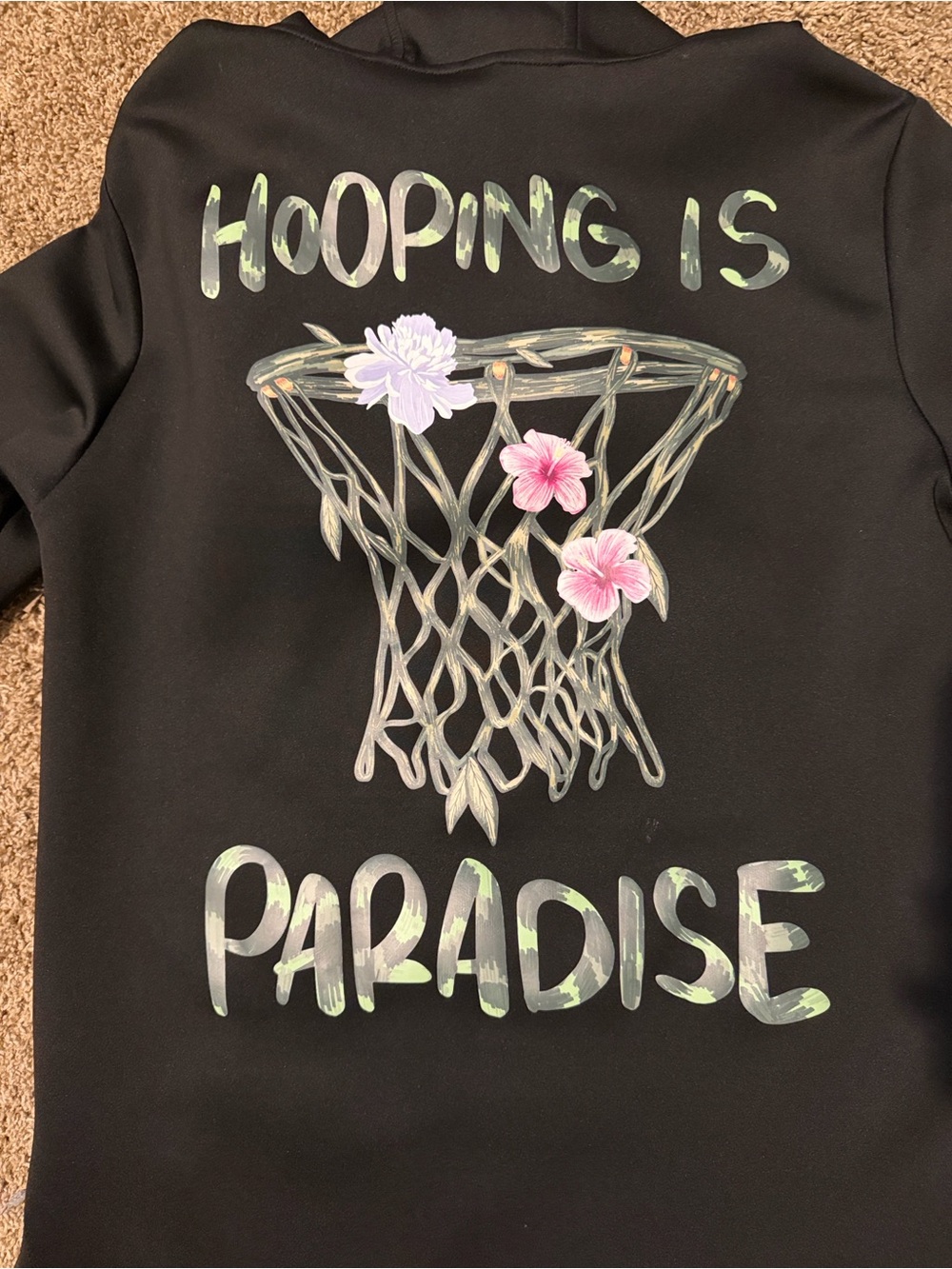 Overtime Basketball Black Hooded Pullover - Tuff Performance Hoodie (S) 🏀🗑️